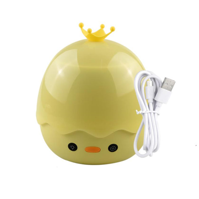 Muzyczna lampka nocna kurczaczek z projektorem