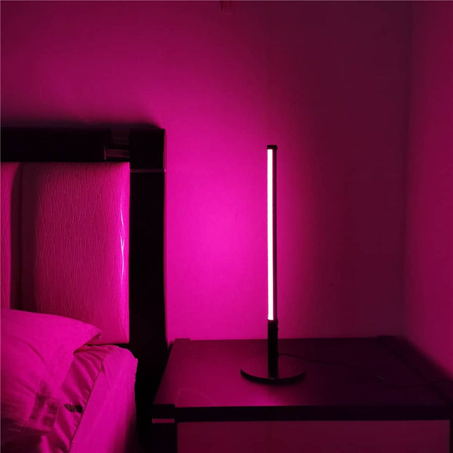 Nowoczesna lampa stołowa LED z pilotem