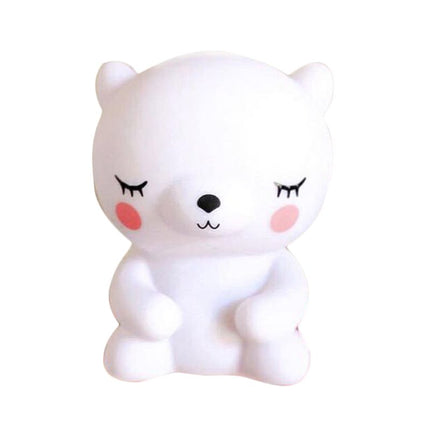 Silikonowa lampka nocna miś dla niemowląt