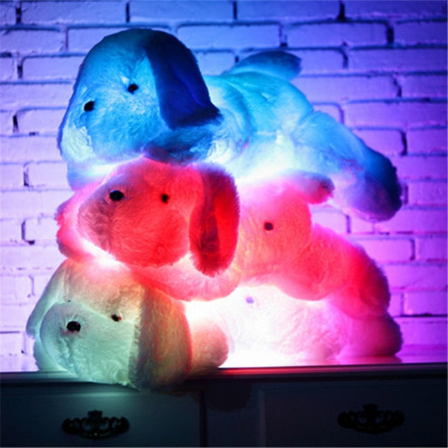 Pluszowa lampka nocna piesek LED