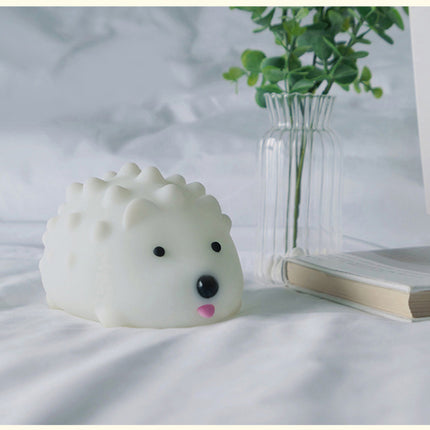 Miękka lampka silikonowa jeżyk USB dla niemowląt