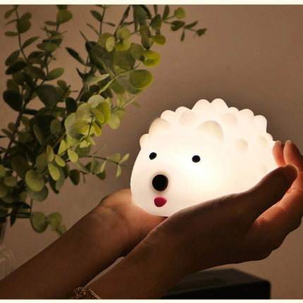 Miękka lampka silikonowa jeżyk USB dla niemowląt