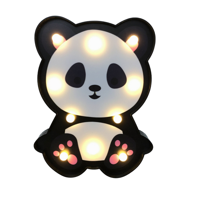 Ścienna lampka dekoracyjna LED panda dla dzieci