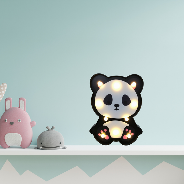 Ścienna lampka dekoracyjna LED panda dla dzieci