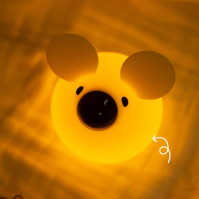 Ładowana lampka nocna dla dzieci myszka