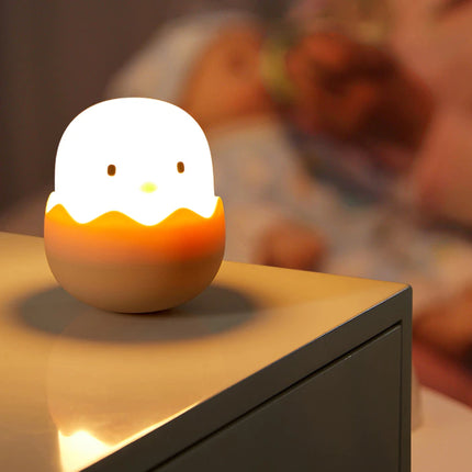 Silikonowa lampka nocna kurczaczek dla dzieci