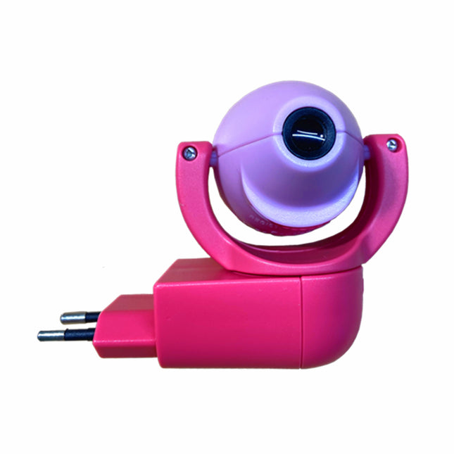 Lampka nocna z projektorem obrazków do kontaktu