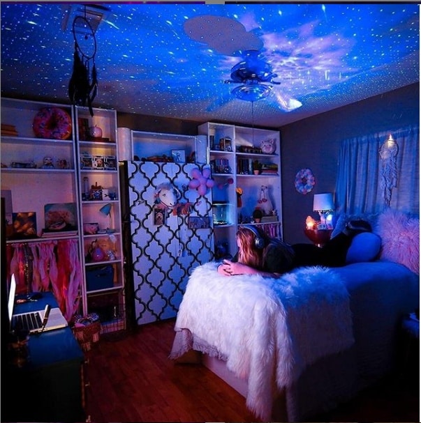 Projektor gwiazd z głośnikiem Bluetooth