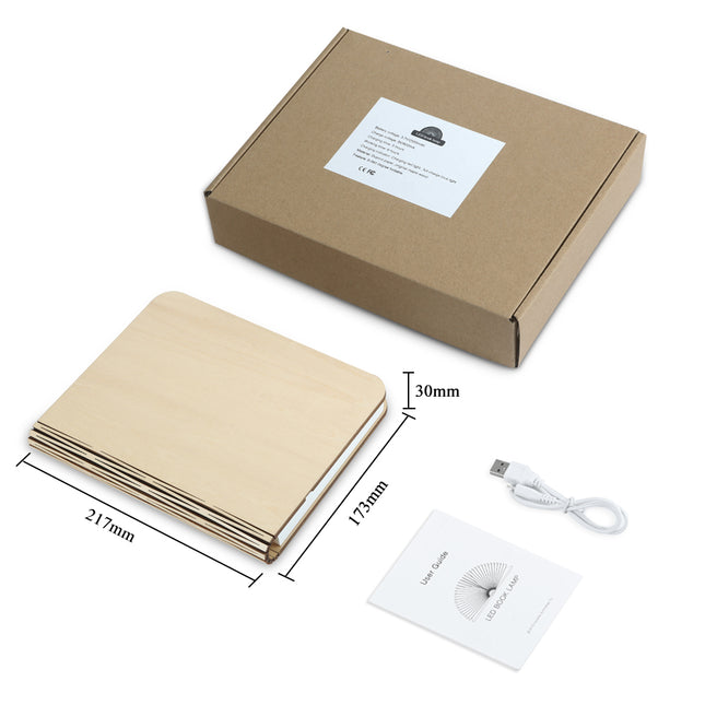 Składana lampka książka LED ładowana USB
