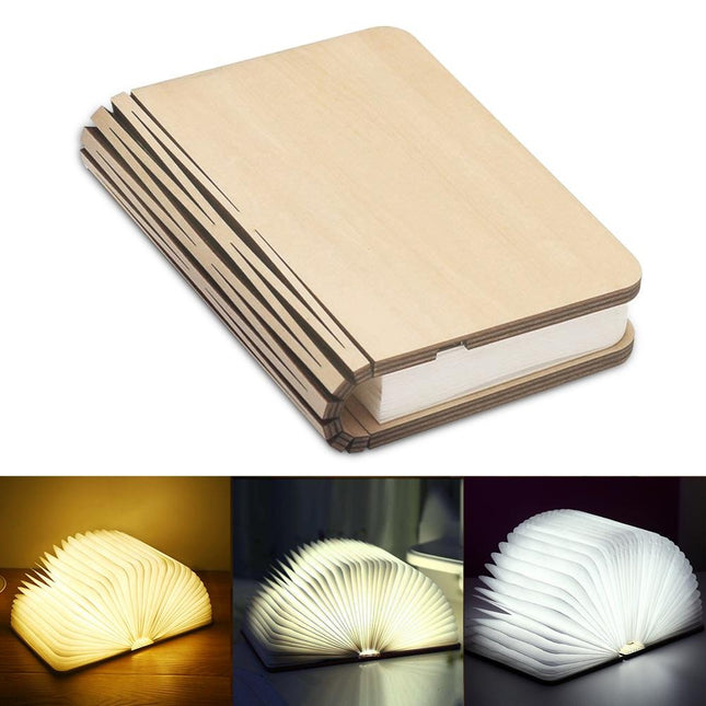 Składana lampka książka LED ładowana USB