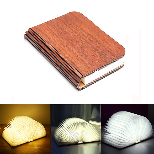 Składana lampka książka LED ładowana USB