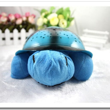 Lampka nocna żółw projektor gwiazd dla dzieci