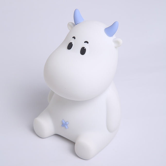 Silikonowa lampka krówka z regulacją światła